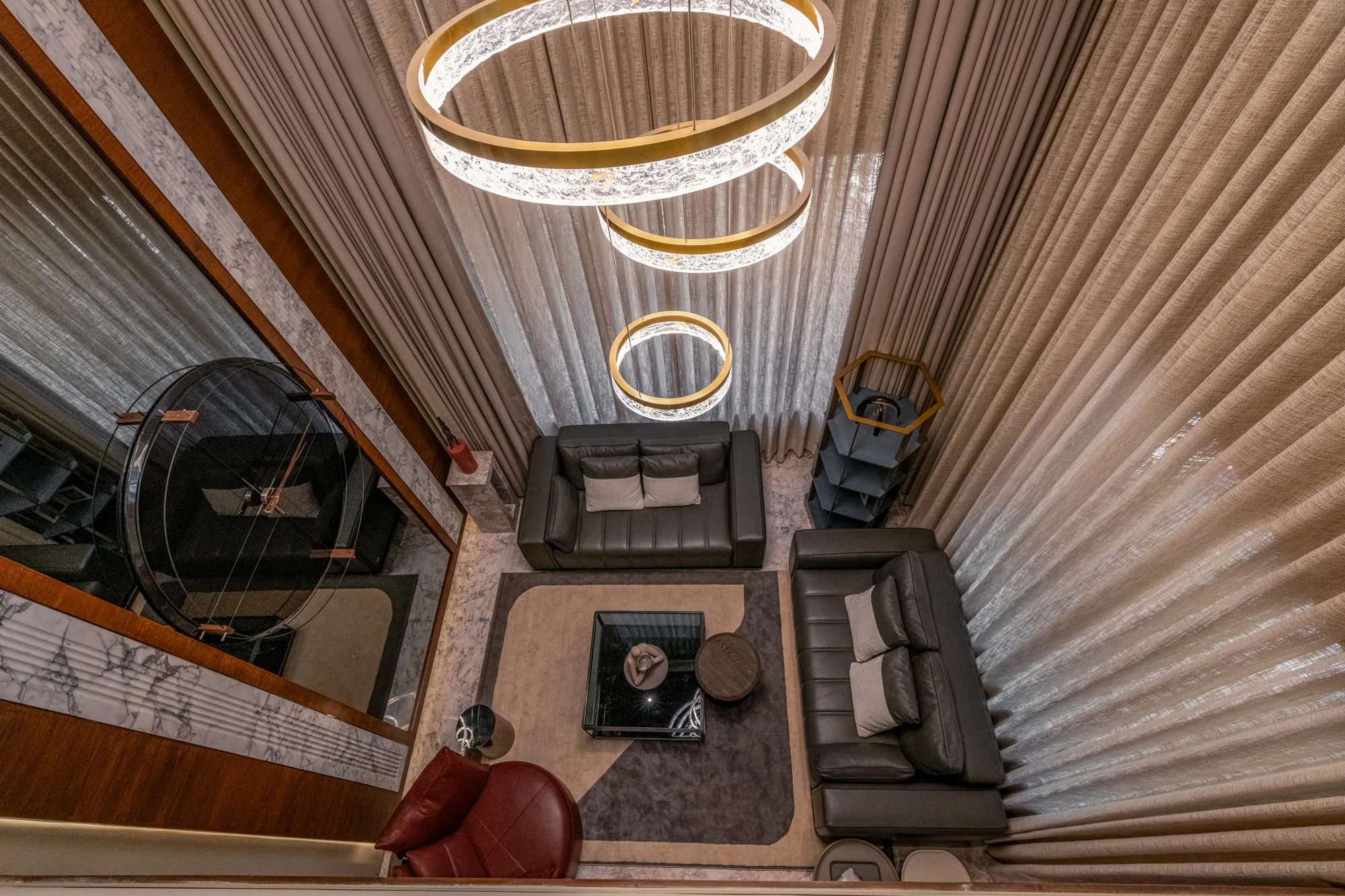 Living spaces · Atrium