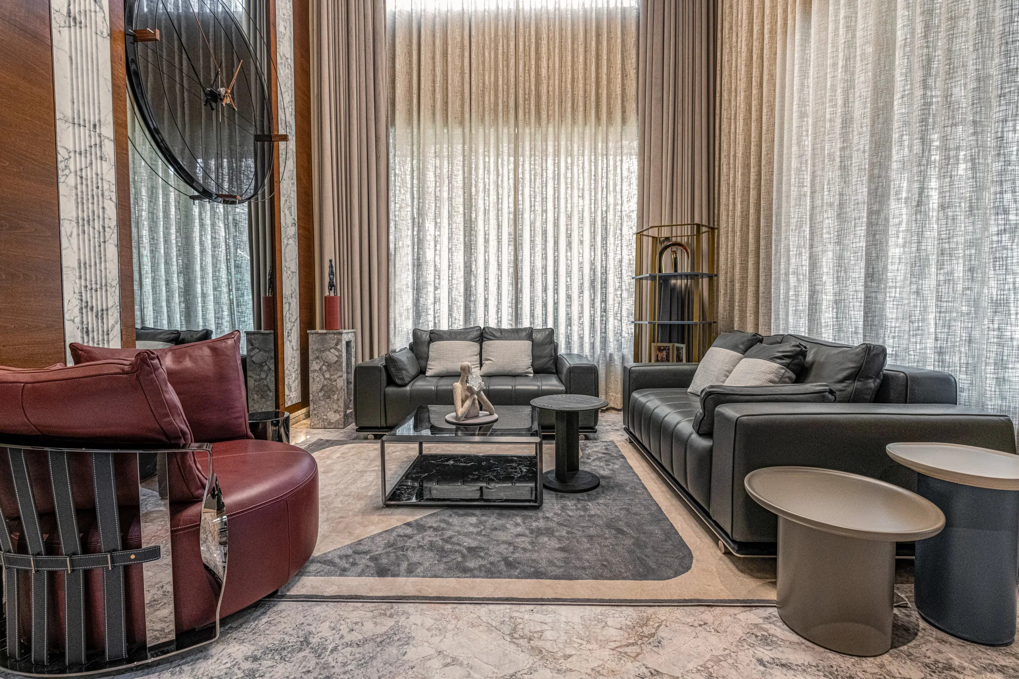 Living spaces · Atrium